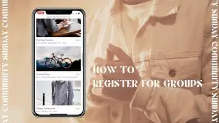 How to Register for a Community Group