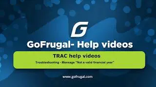Gofrugal -TRAC |Troubleshooting - Message 