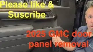 2025 GMC Sierra & Chevy Silverado door panel removal & Speaker
