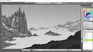 Greyscale sketch - Corel Painter 2018(Davey Baker)