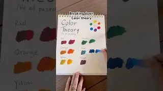 Как использовать теорию цвета с масляной пастелью #маслянаяпастель #теорияцвета #урокипоискусству...