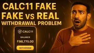 Calc11 Fake Fantasy App ⚠️ | Fake vs Real Withdrawal Problem | Calc11 Scam Explained in Hindi