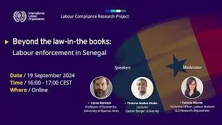 Knowledge Exchange Seminar Series: Beyond the law-in-the books: Labour enforcement in Senegal