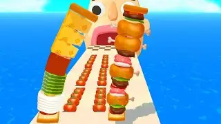 Sandwich Runner - SpeedRun All Levels Gameplay Walkthrough Android,ios New Update Ep409