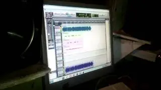 Reggae Music Producer Ricko Berry In Studio Mixing Narda Biggs ''Bad Cop''