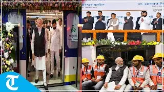 PM Modi inaugurates two lines of Mumbai metro