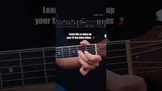 Learn this to spice up you 12-bar blues