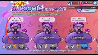 How to Produce Something, Materials & Goods (Shroomie Shenanigans Mission) - Cookie Run Kingdom