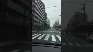 Snowing in Edogawaku, Tokyo