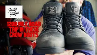 Indie Ridge The Crow Motorcycle Boots 1200 Mile Road Trip @indieridge