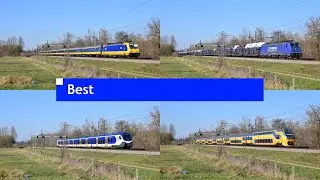 Treinverkeer in Best // Traintraffic in Best (Incl. Crossrail Autotrein & RFO containertrein) [4K]