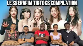 Our Reaction To Le sserafim TikTok Compilation (mini guide) .