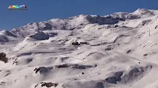 UN VOLO SULLA SKI AREA.Dal crinale del Monte Sobretta a 3.000 m sulle piste panoramiche e innevate.