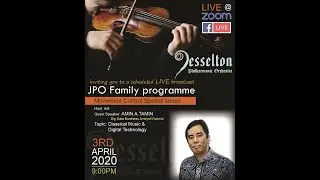 JPO Family Program with Amin Tamin - Topic: Classical Music & Digital Technology