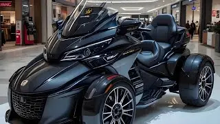 Концептуальный кемпер Honda Gold Wing Trike 2026 года &ndash; роскошный туристический мотоцикл в стиле ...