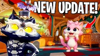 NEW HALLOWEEN UPDATE IN I AM CAT VR! 🎃