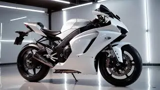 Arctic Blaze 300 White Edition | Premium Sport Bike Showroom View