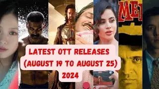 This week OTT releases August 19 to August 25 2024 #ott #amazonprime #netflix #ottupdates #hotstar