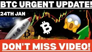BTC URGENT UPDATE 😱  Bitcoin Price Prediction & Daily Market Analysis | Crypto Market Update Today