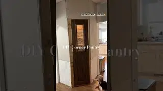 DIY Corner Pantry Build | Small kitchen, big storage (budget!)