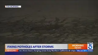 Potholes plague Los Angeles streets as Mayor Bass pushes repairs