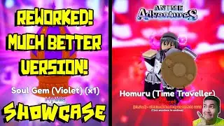 REWORKED! HOMURU [TIME TRAVELLER] (WITCH CITY SECRET PORTAL) SHOWCASE - ANIME ADVENTURES