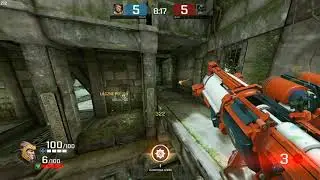 Quake Champions Maav vs Qiub rocket frag