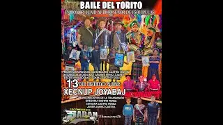 EN XECNUP CON EL BAILE DEL TORITO. FIESTA EN HONOR AL MILAGROSO SEÑOR DE ESQUIPULAS.