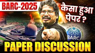 By GATE AIR-1, BARC-2025 Paper Discussion | Expected Cut-OFF & SAFE MARKS | #NEGIsir #NEGI10