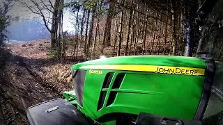 John Deere 5M at forestry