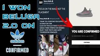 I WON YEEZY BELUGA 2.0 ON THE NEW ADIDAS CONFIRMED APP *LIVE COP*