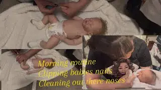 Reborn Morning Routine With Twins Reading & changingbabies