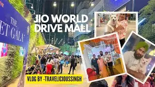 Jio World Drive Mall BKC Mumbai | India's 1st Pet Friendly Mall | Vlog By Travelicioussingh