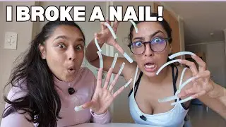 WEARING SUPER LONG NAILS FOR 24 HOURS