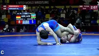 Qual. FS - 70 kg: A. SEMISOROW (GER) v. M. MUSLIMOV (AZE)