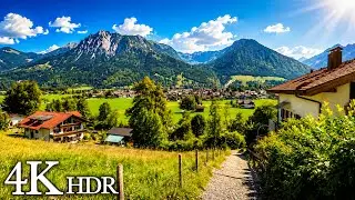 Oberstdorf in the Allgäu ⛰️ A Stroll Through the Beautiful Market in the Allgäu 4K HDR