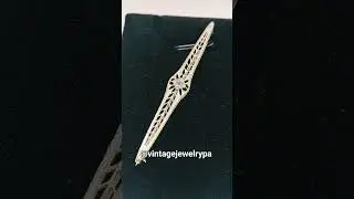 Tie pin #asmr #diamondjewellery #vintage
