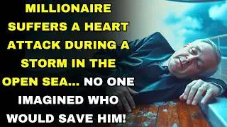 MILLIONAIRE HAS A HEART ATTACK DURING A STORM IN THE OPEN SEA&hellip; NO ONE IMAGINED WHO WOULD SAVE HIM