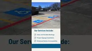 ADA-Compliant Parking Lot Striping
