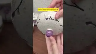 French Retro Lavender Soup Pot 💜 | Aesthetic Ceramic Cookware ✨ #Shorts