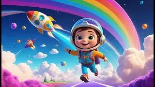 Yummy Watermelon Treat in the Candy Rocket Ride | Fun Kids Song | Sweet Nursery Rhyme Adventure