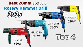 Top 4 Best 20mm Rotary Hammer Drill 2025 Hilti TE 2-M Makita HR 2020 Bosch GBH 220 Stanley STHR202K