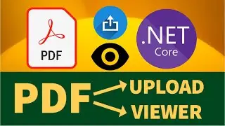 ASP.NET Core PDF Viewer || PDF Upload || 100% Free