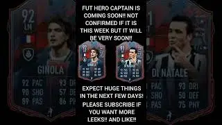 FUT HERO CAPTAIN PROMO IS COMING SOON!! #shorts #fifa #fifa22 #fut22