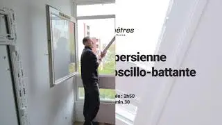 R&eacute;novation : pose d&rsquo;une persienne et d&rsquo;une fen&ecirc;tre oscillo-battante Art & Fen&ecirc;tres