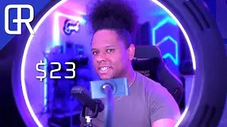 $23 Ring Light Unboxing - Streamplify Light 10 Review Tiktok & Live stream