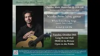 N&iacute;colas Porto Silva, guitar recital: 