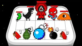Pixel Bomb 3D game in MAX LEVEL ⭐ Merge Simulator Battles ( Merge Bombs )