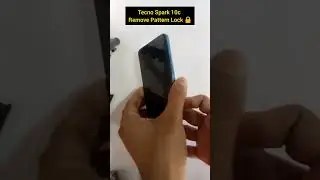 Tecno Spark 10c (Ki5k) Remove Pattern Password Lock | #shorts #hardreset
