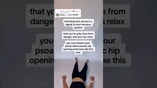 The Power of Releasing Trauma: Freeing Your Psoas Muscle👇🏼